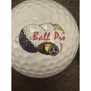 6 Wilson W Staff ProDistance Golf Balls Three #3 Three #4 "Ball Pro" Emblem Logo